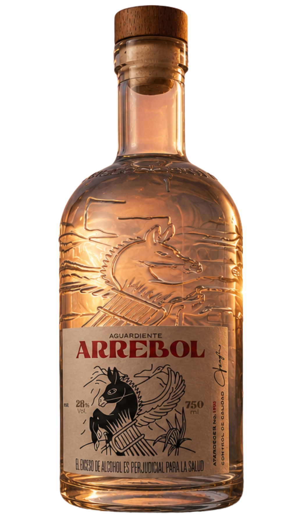 Botella Arrebol entera